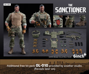Presale 6inchplus SS001 1/12 The Sanctioner Frank Punisher Action Figure Model