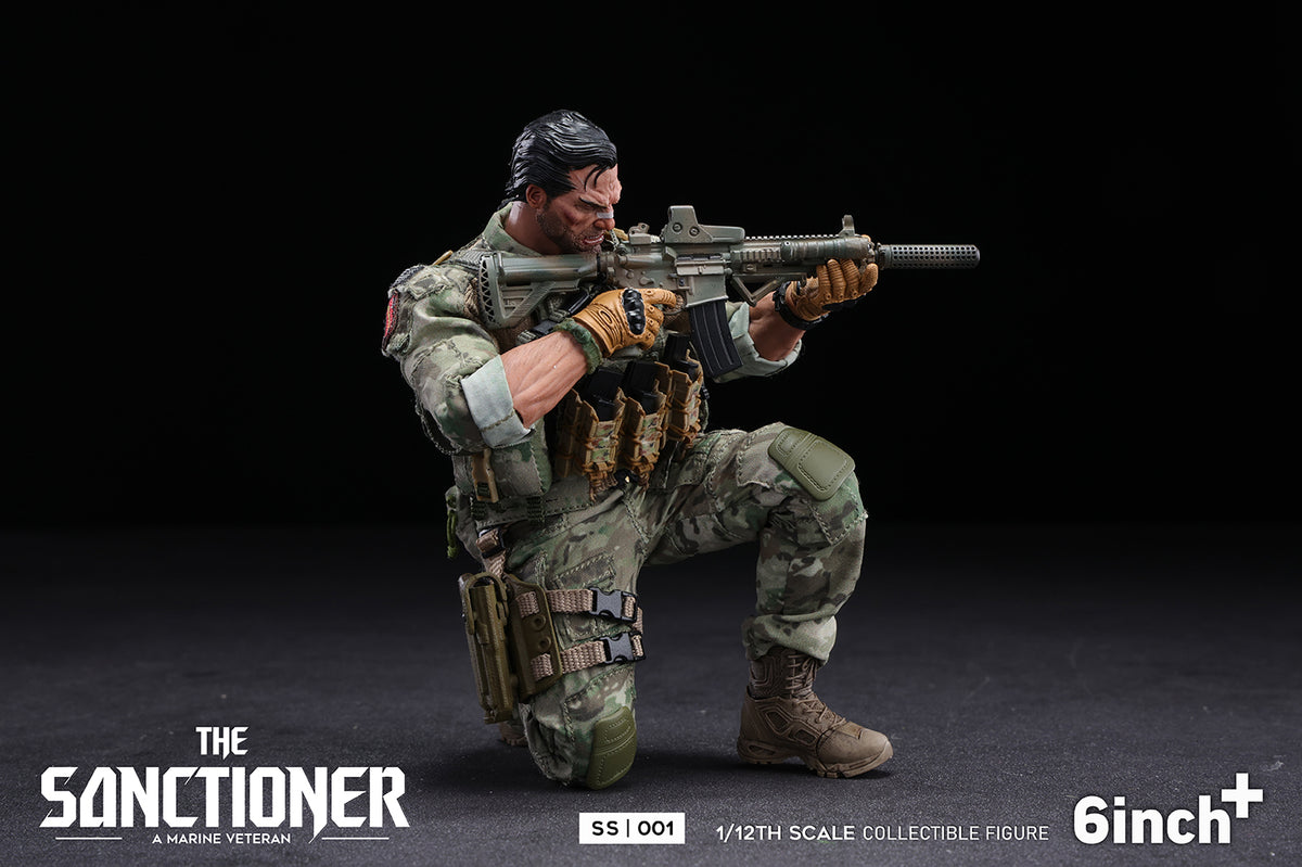 Presale 6inchplus SS001 1/12 The Sanctioner Frank Punisher Action Figure Model