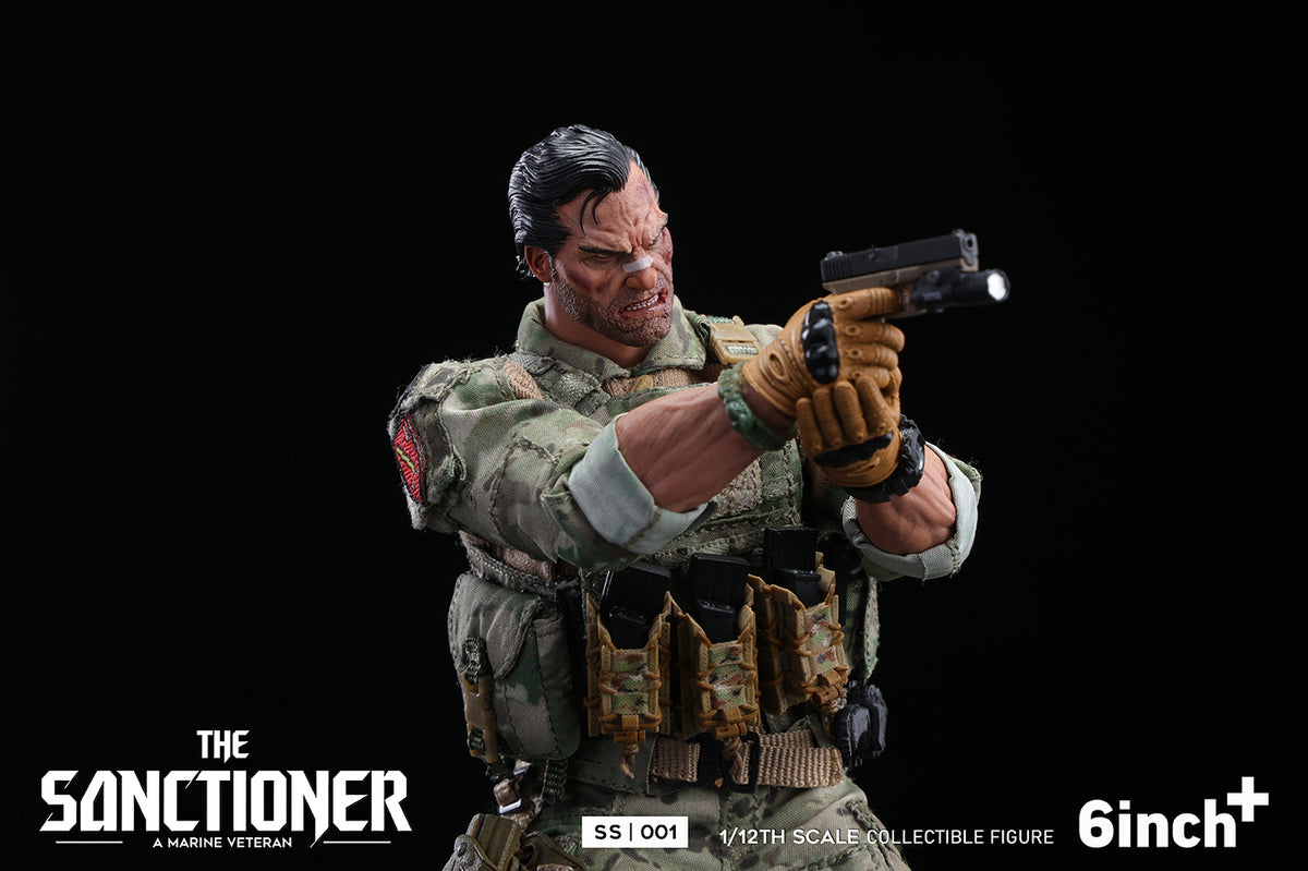 Presale 6inchplus SS001 1/12 The Sanctioner Frank Punisher Action Figure Model