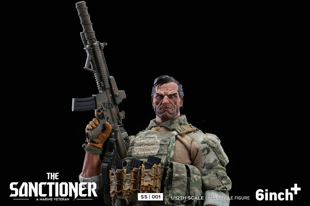 Presale 6inchplus SS001 1/12 The Sanctioner Frank Punisher Action Figure Model
