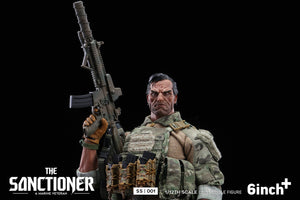 Presale 6inchplus SS001 1/12 The Sanctioner Frank Punisher Action Figure Model