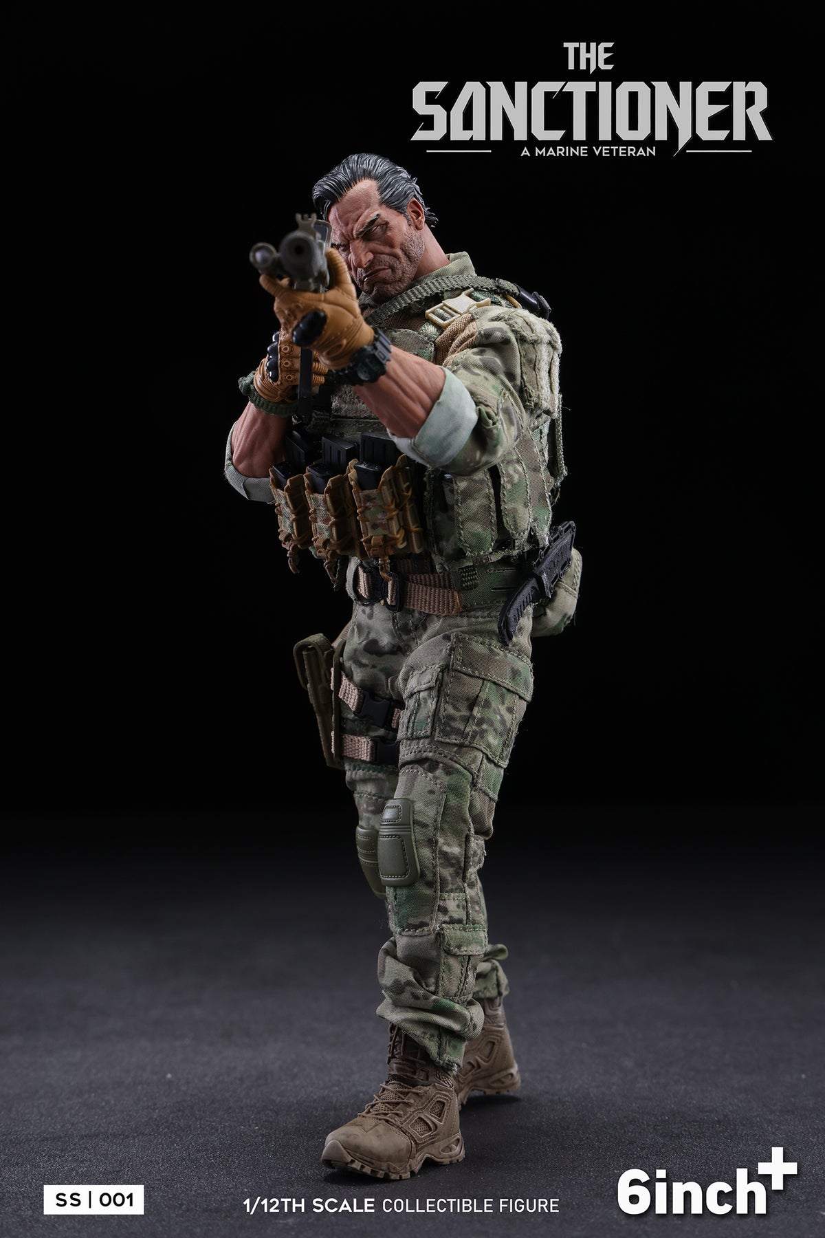 Presale 6inchplus SS001 1/12 The Sanctioner Frank Punisher Action Figure Model