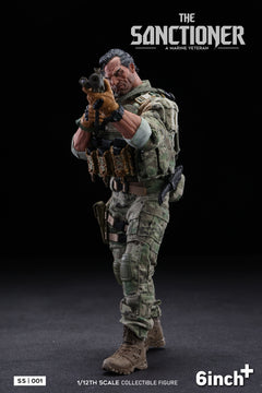 Preventa 6inchplus SS001 1/12 The Sanctioner Frank Punisher modelo de figura de acción