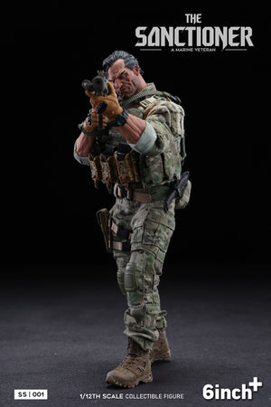 Presale 6inchplus SS001 1/12 The Sanctioner Frank Punisher Action Figure Model