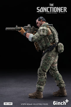 Preventa 6inchplus SS001 1/12 The Sanctioner Frank Punisher modelo de figura de acción