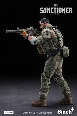 Presale 6inchplus SS001 1/12 The Sanctioner Frank Punisher Action Figure Model