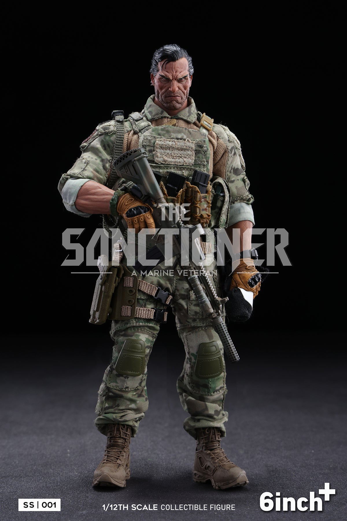 Presale 6inchplus SS001 1/12 The Sanctioner Frank Punisher Action Figure Model