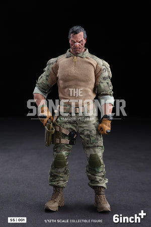 Presale 6inchplus SS001 1/12 The Sanctioner Frank Punisher Action Figure Model
