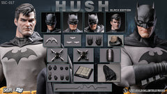 【予約】SSR X DG SSC-017 1/6 HUSH 2.0 男性アクションフィギュア ブラックエディション