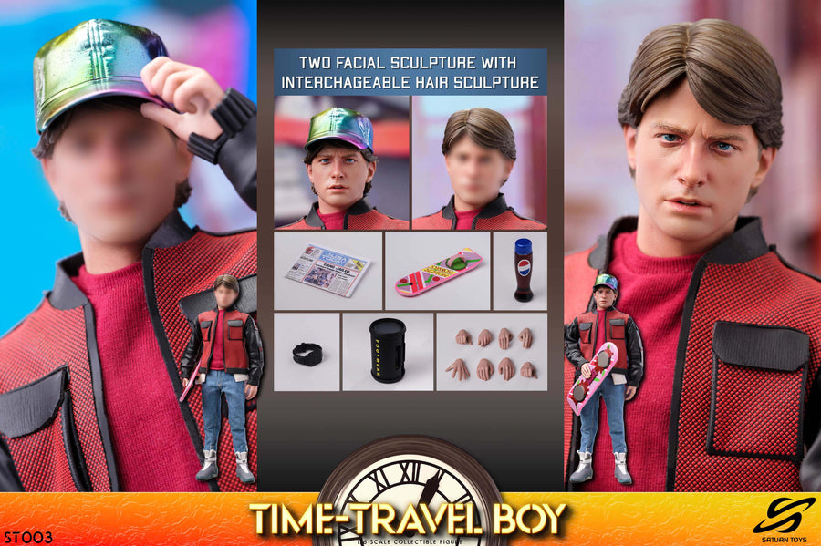 Preventa Saturn Toys ST003 1/6 Time Travel Boy Marty figura de acción de colección