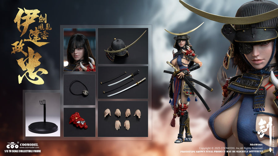 COOMODEL SW001 1/6 Swords of Chaos Date Masamune Warrior Maiden Edition
