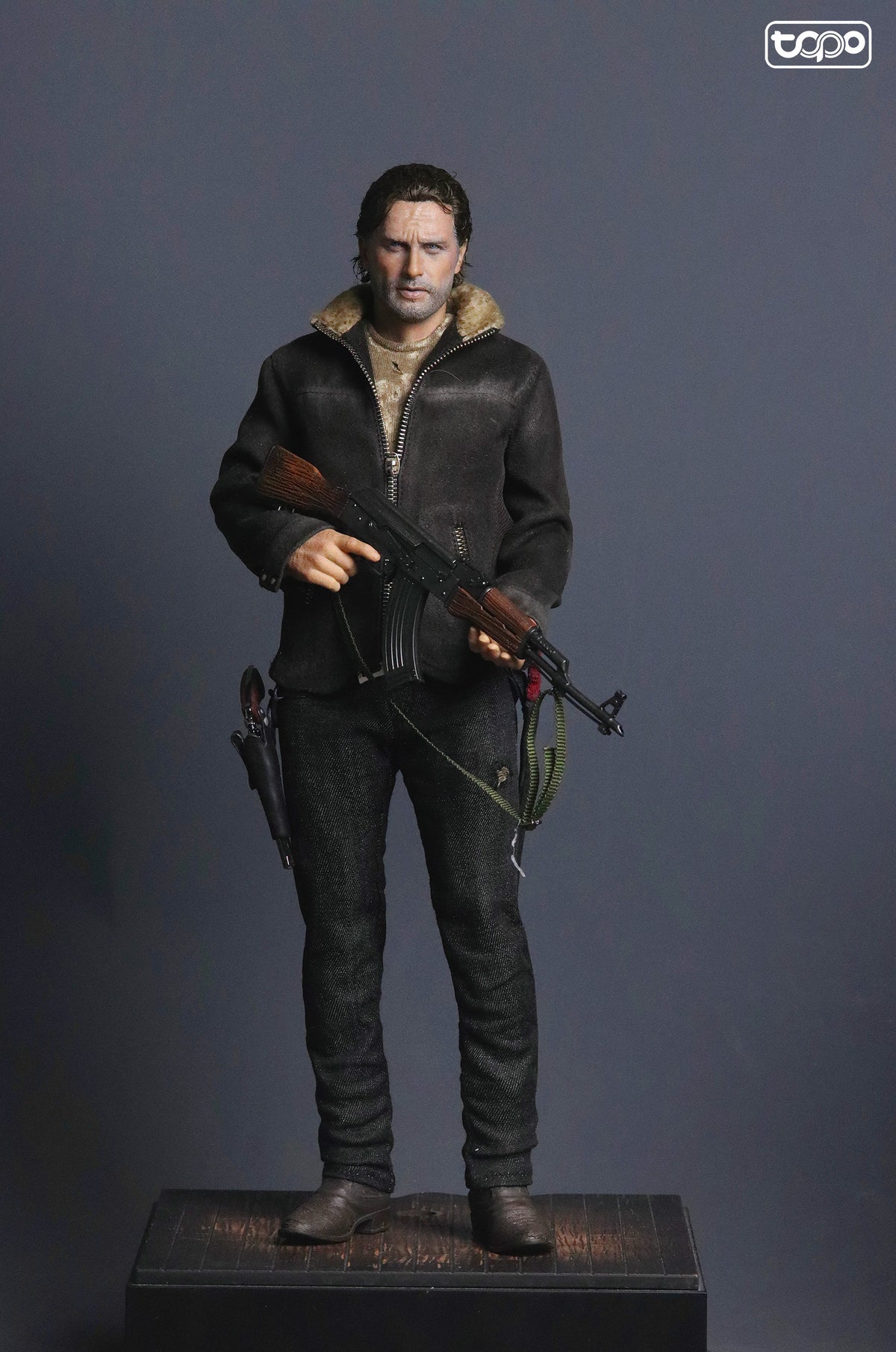 Presale TOPO TP041B 1/6 Walking Zombie The Dead Rick Accessories for 12" Body