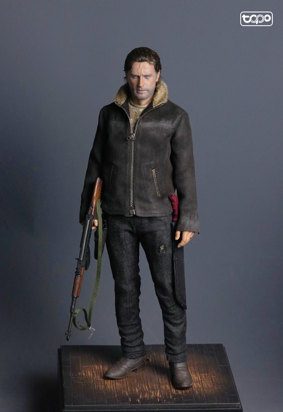 Presale TOPO TP041B 1/6 Walking Zombie The Dead Rick Accessories for 12" Body