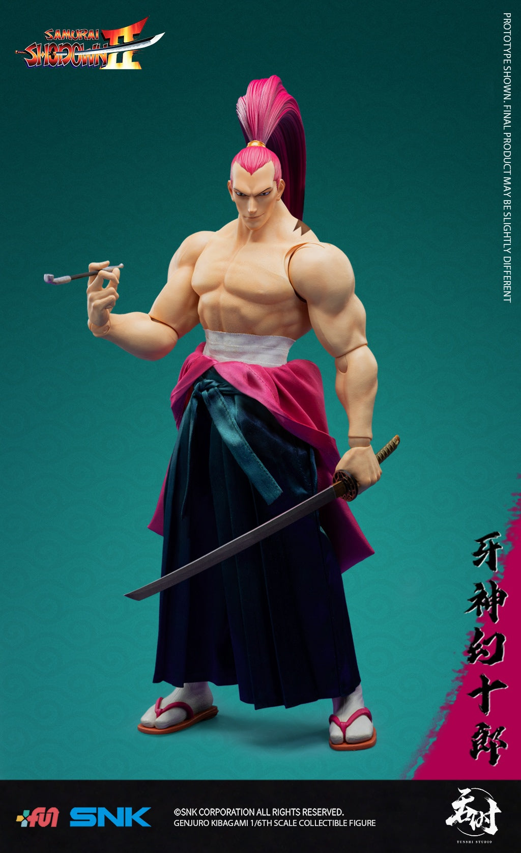 Presale TUNSHI STUDIO TS-017 1/6 Genjuro Kibagami Male Action Figure Model Toy