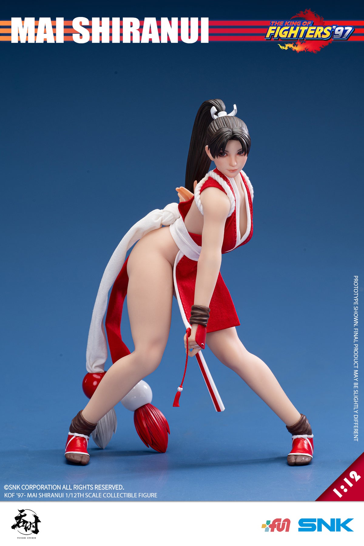 Presale TUNSHI STUDIO TS-022 1/12 The KOF'97 Mai Shiranui Female Action Figure