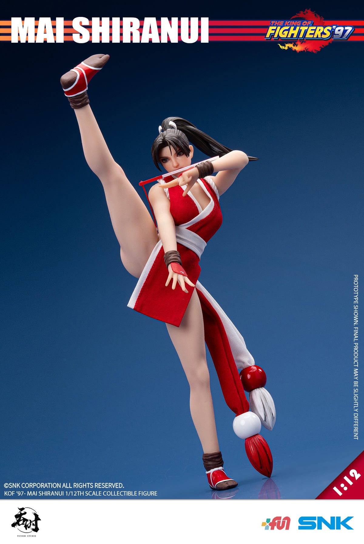 Presale TUNSHI STUDIO TS-022 1/12 The KOF'97 Mai Shiranui Female Action Figure