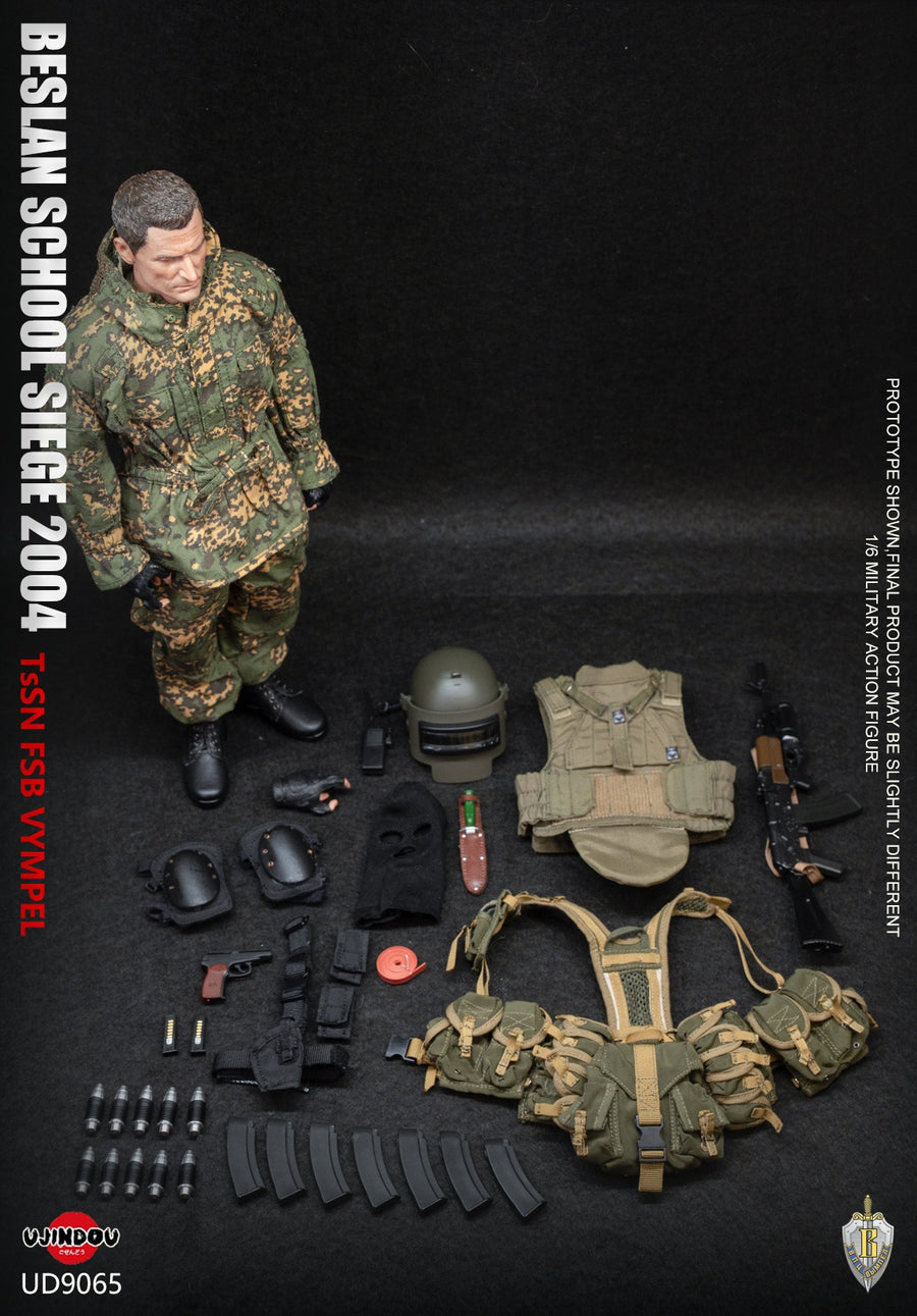 Preventa UJINDOU UD9065 1/6 FSB Vympel Beslan School Siege 2004 figura de acción