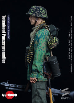 Presale UJINDOU UD9075 1/6 WWII Totenkopf Panzergrenadier MG42 Gunner Kursk 1943