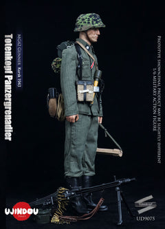 Presale UJINDOU UD9075 1/6 WWII Totenkopf Panzergrenadier MG42 Gunner Kursk 1943