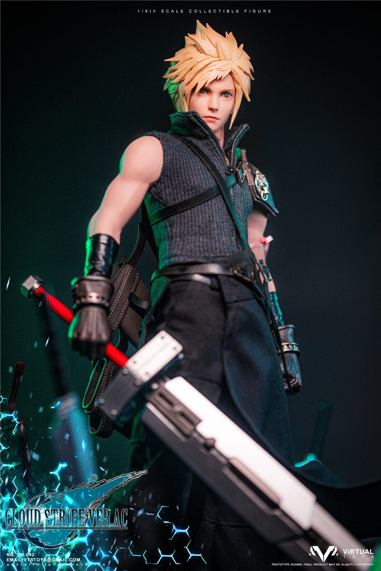 VTSTOYS VM-042B 1/6 Fantasy Former 1st Class Soldier Cloud Strife figura de acción