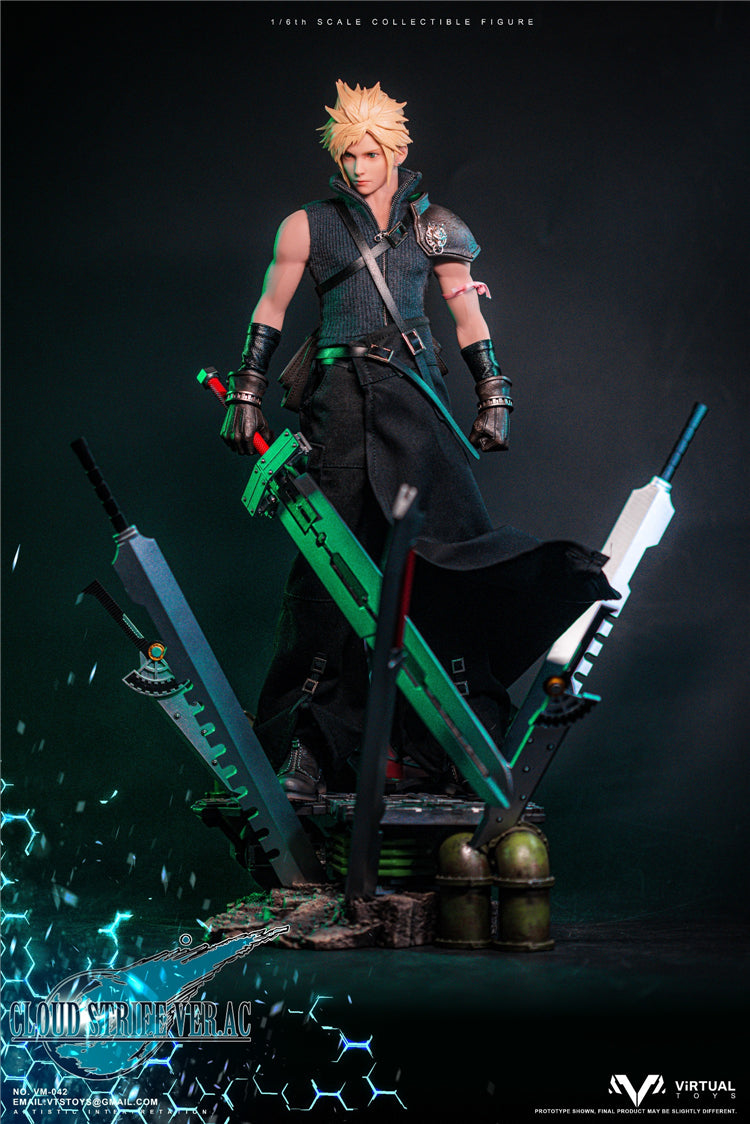 VTSTOYS VM-042B 1/6 Fantasy Former 1st Class Soldier Cloud Strife figura de acción