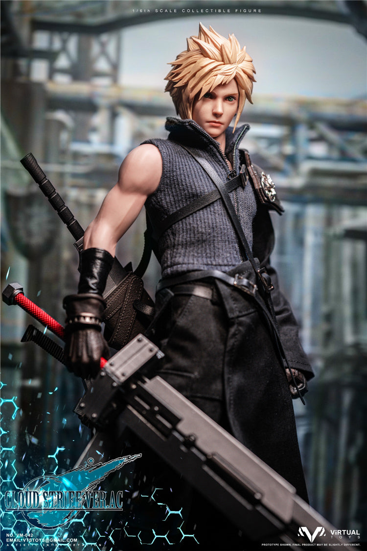 VTSTOYS VM-042B 1/6 Fantasy Former 1st Class Soldier Cloud Strife figura de acción