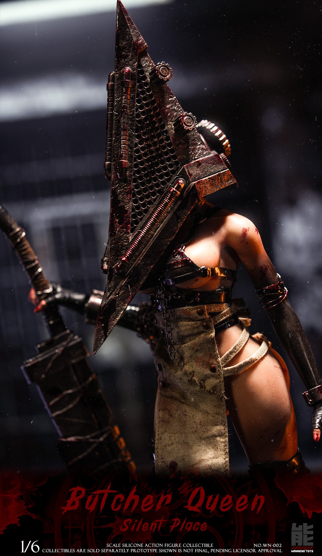 Presale Wanneng Toys WN-002B 1/6 Quiet Place Butcher Queen Action Figure Deluxe Ver.