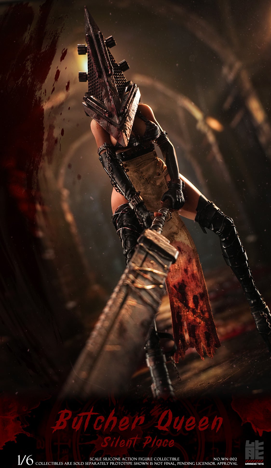 Presale Wanneng Toys WN-002B 1/6 Quiet Place Butcher Queen Action Figure Deluxe Ver.