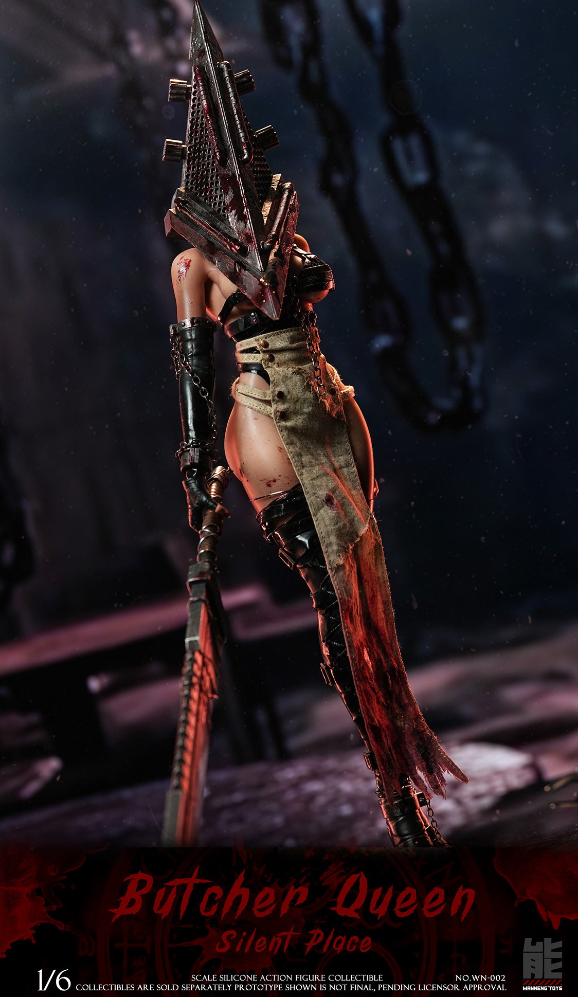 Presale Wanneng Toys WN-002B 1/6 Quiet Place Butcher Queen Action Figure Deluxe Ver.