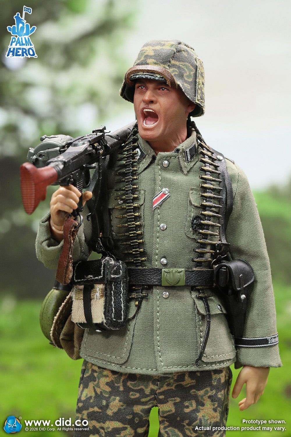 Preventa DID XD80042 1/12 WWII German MG34 Gunner Alois modelo de figura de acción