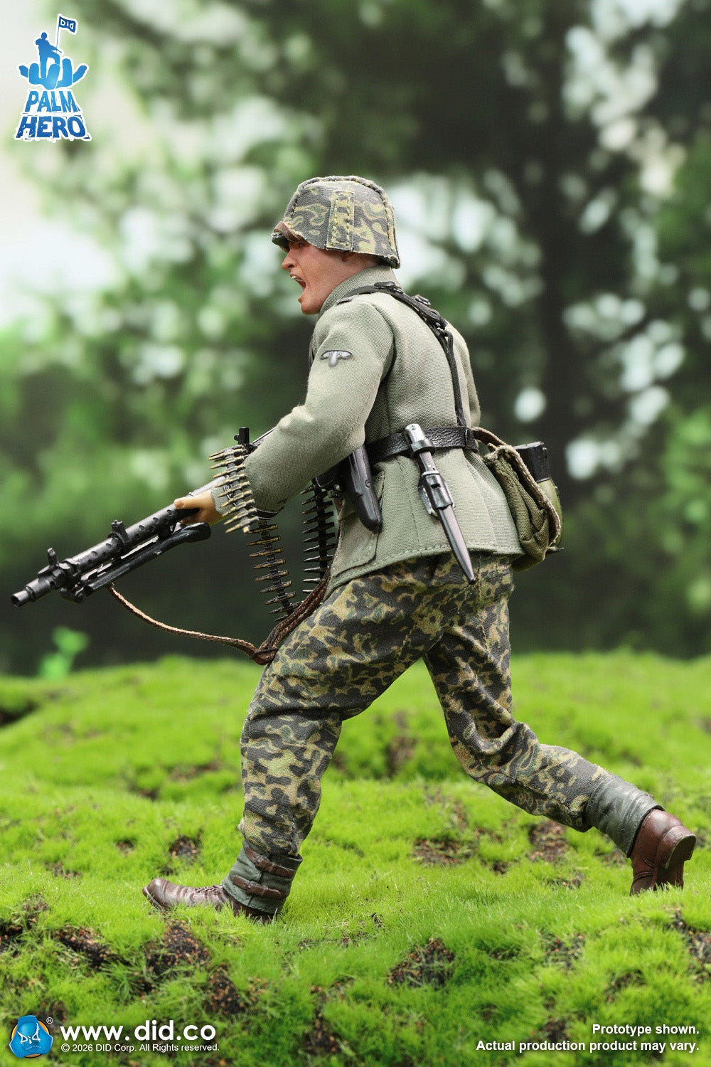 Preventa DID XD80042 1/12 WWII German MG34 Gunner Alois modelo de figura de acción