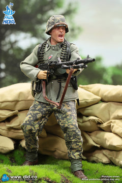 Preventa DID XD80042 1/12 WWII German MG34 Gunner Alois modelo de figura de acción