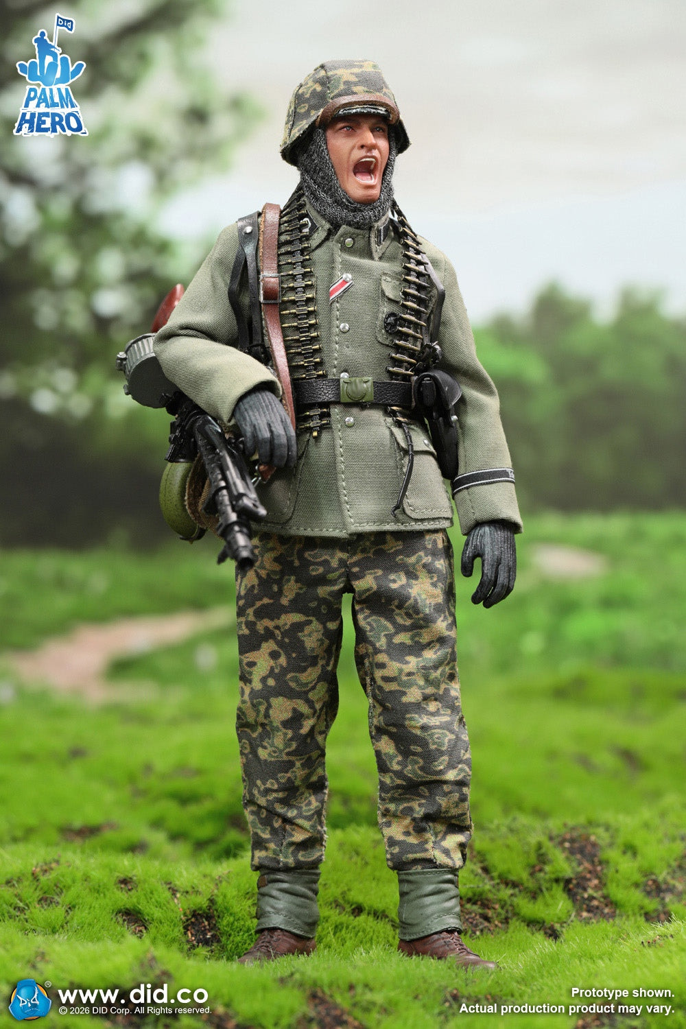Preventa DID XD80042 1/12 WWII German MG34 Gunner Alois modelo de figura de acción
