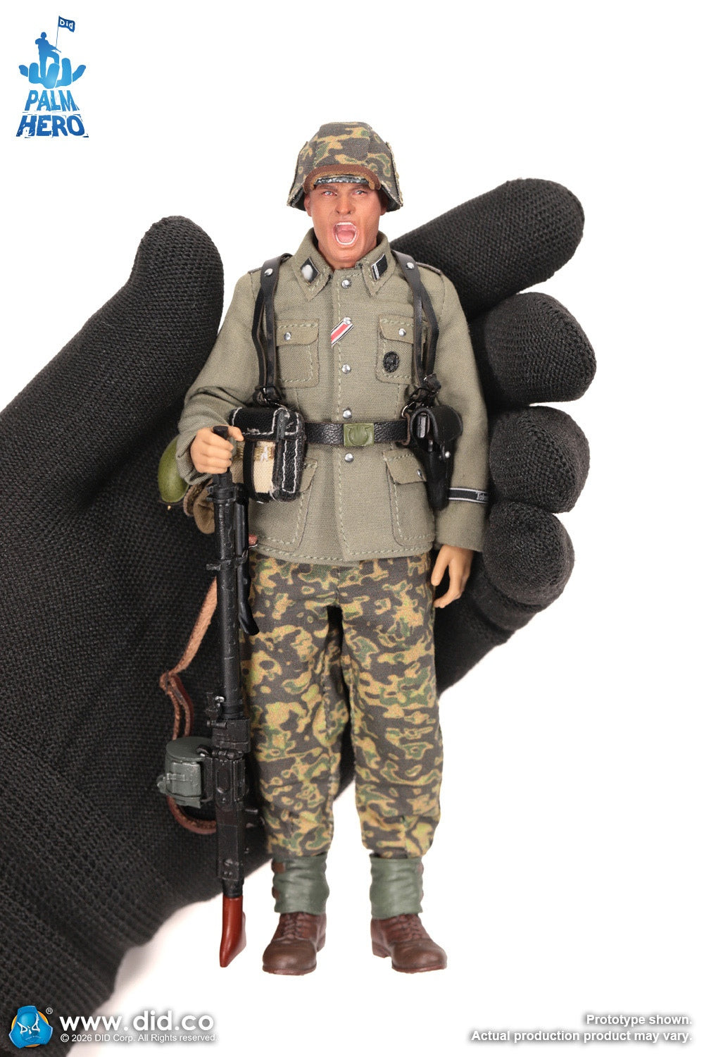 Preventa DID XD80042 1/12 WWII German MG34 Gunner Alois modelo de figura de acción