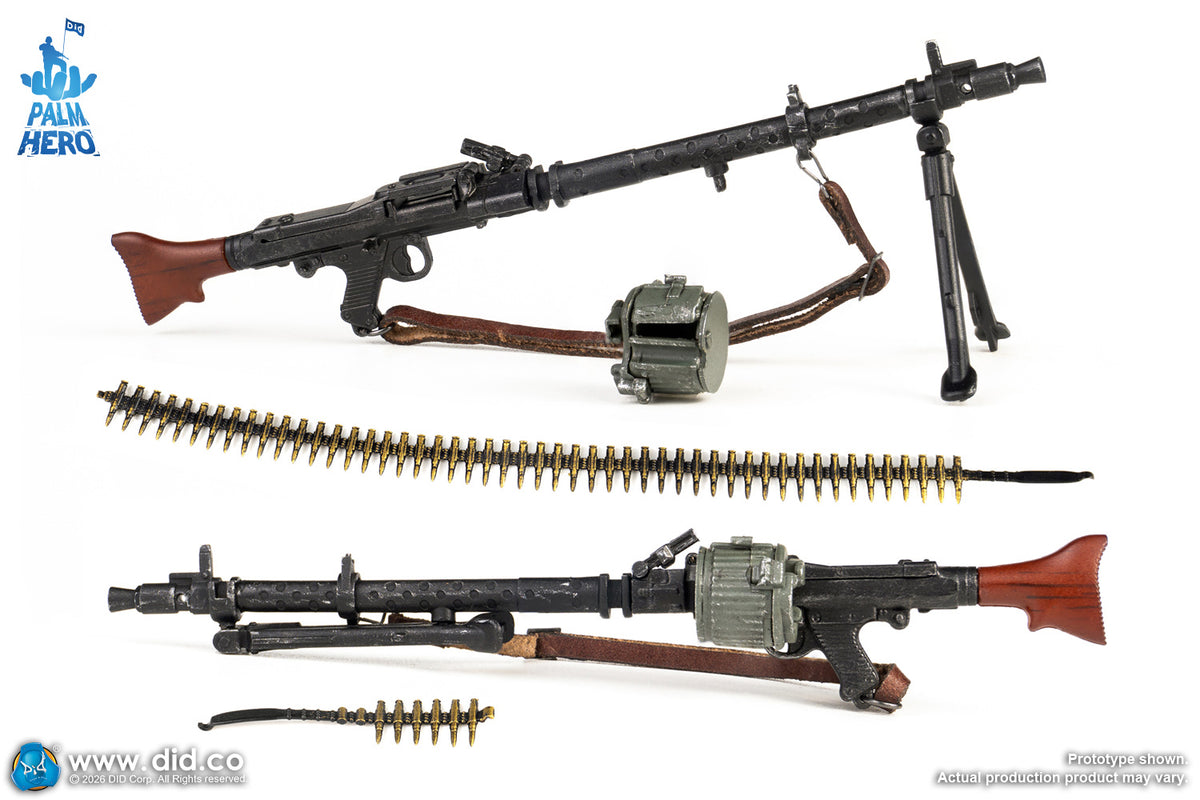 Preventa DID XD80042 1/12 WWII German MG34 Gunner Alois modelo de figura de acción