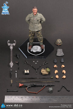 Preventa DID XD80042 1/12 WWII German MG34 Gunner Alois modelo de figura de acción