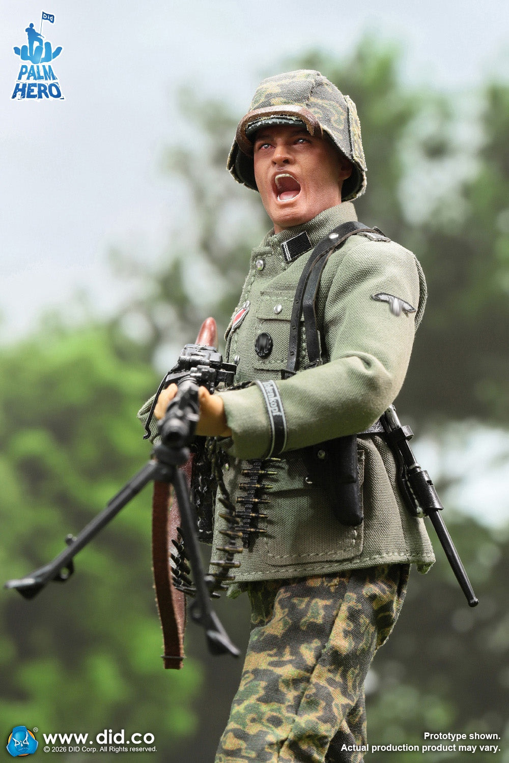 Preventa DID XD80042 1/12 WWII German MG34 Gunner Alois modelo de figura de acción