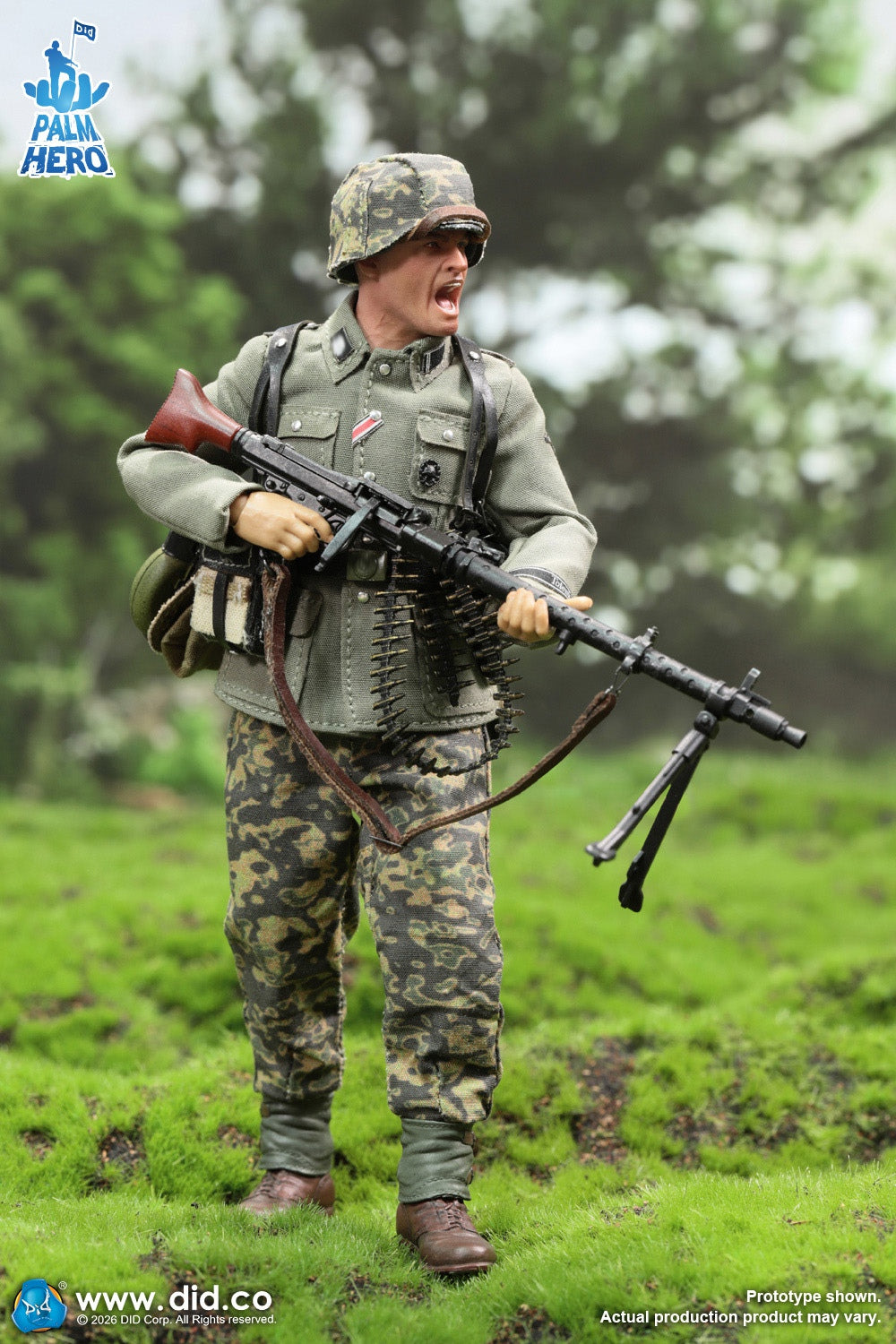 Preventa DID XD80042 1/12 WWII German MG34 Gunner Alois modelo de figura de acción
