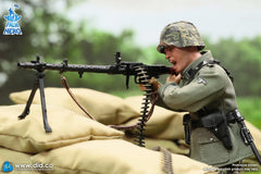 Preventa DID XD80042 1/12 WWII German MG34 Gunner Alois modelo de figura de acción