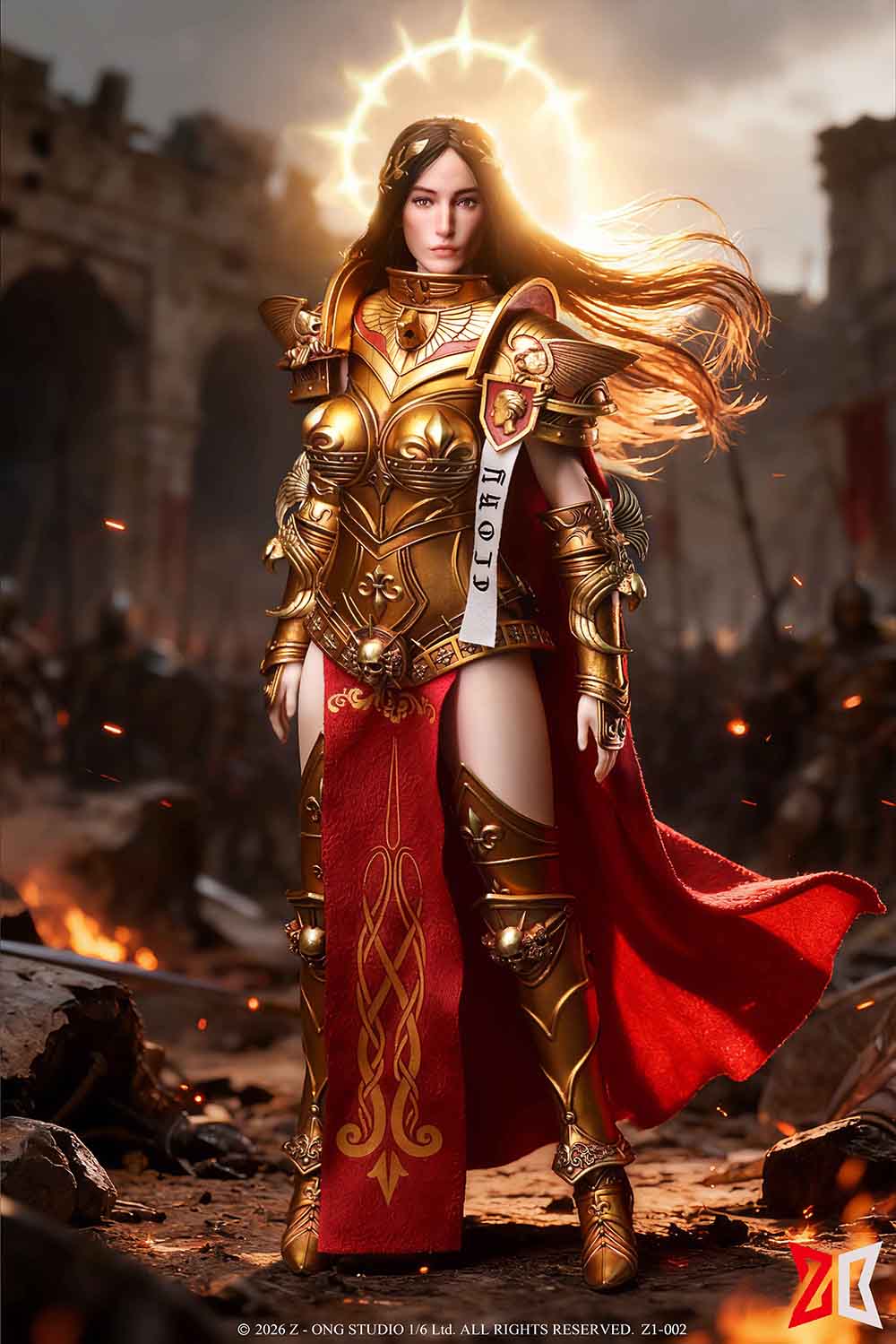 Z-ONE STUDIO Z1-002 1/6 Alloy Imperial Empress Standard Bearer Isabella Figure