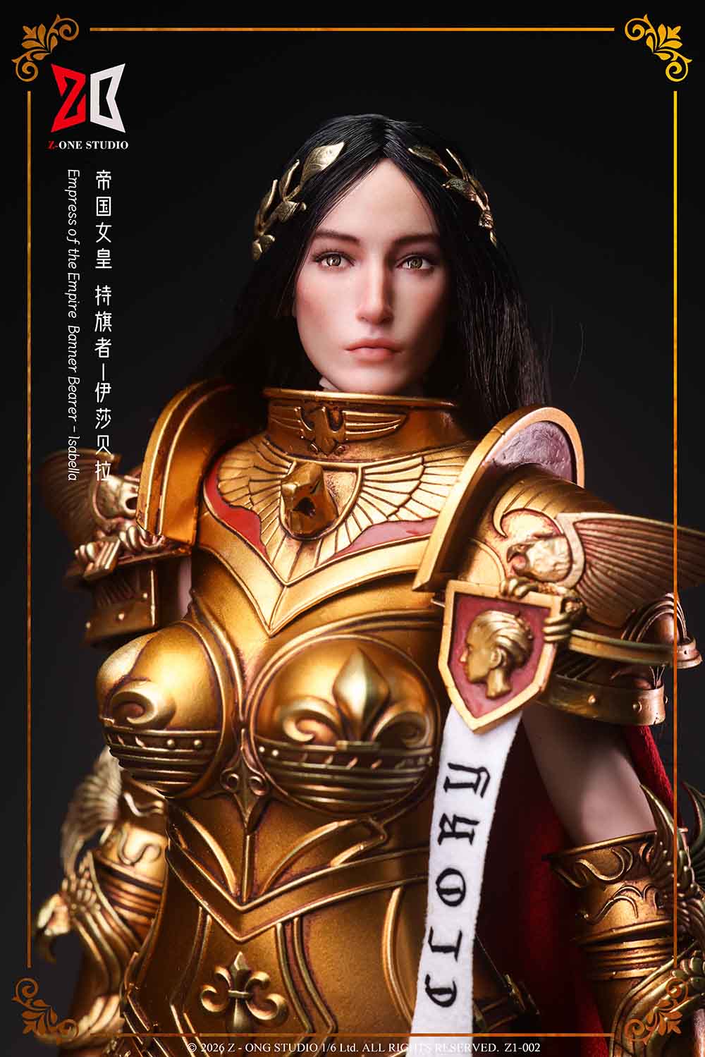Z-ONE STUDIO Z1-002 1/6 Alloy Imperial Empress Standard Bearer Isabella Figure