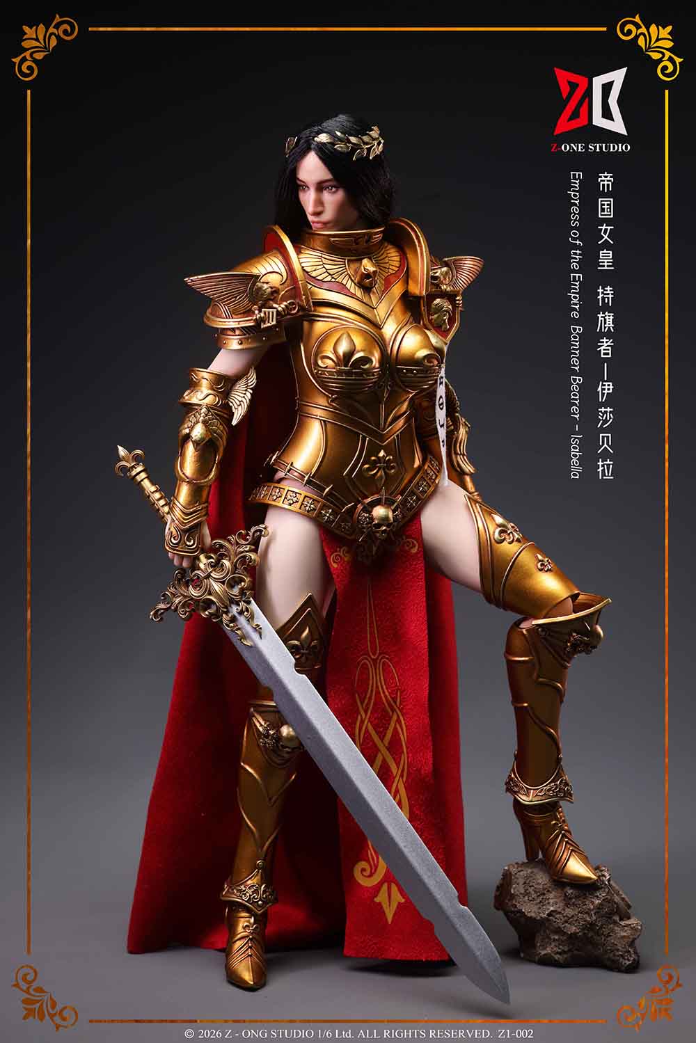 Z-ONE STUDIO Z1-002 1/6 Alloy Imperial Empress Standard Bearer Isabella Figure