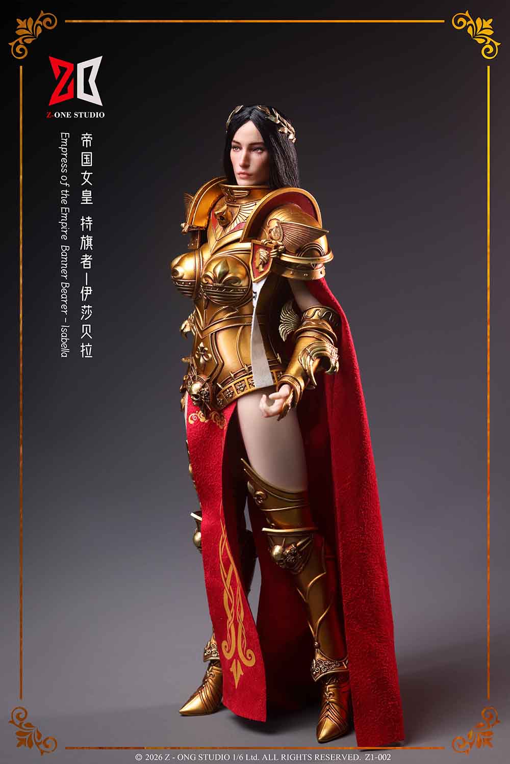 Z-ONE STUDIO Z1-002 1/6 Alloy Imperial Empress Standard Bearer Isabella Figure
