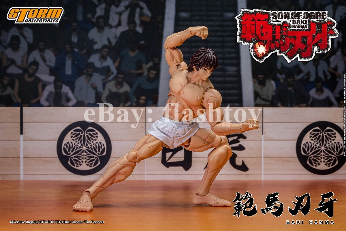 Storm Toys KIBK05 1/12 Baki Hanma Son of The Ogre Collectible Action Figure Toy