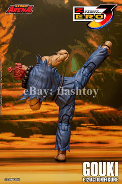 Preventa STORM ARENA SFSA07 1/12 Street Fighter Zero 3 Gouki modelo de figura de acción