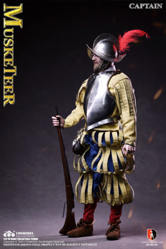 COOMODEL SE138 1/6 Spanish Conquistador Musketeer Sergeant modelo de figura de acción