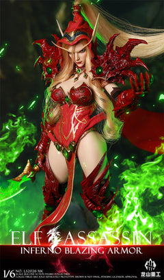 Preventa Longshan LS2026-XK 1/6 Blood Elf Rogue Valeera modelo de figura de acción