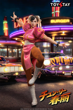Presale TOYSTAY TS-011B 1/6 Kung Fu Girl Chun Li Female Action Figure Toy Pink Ver.