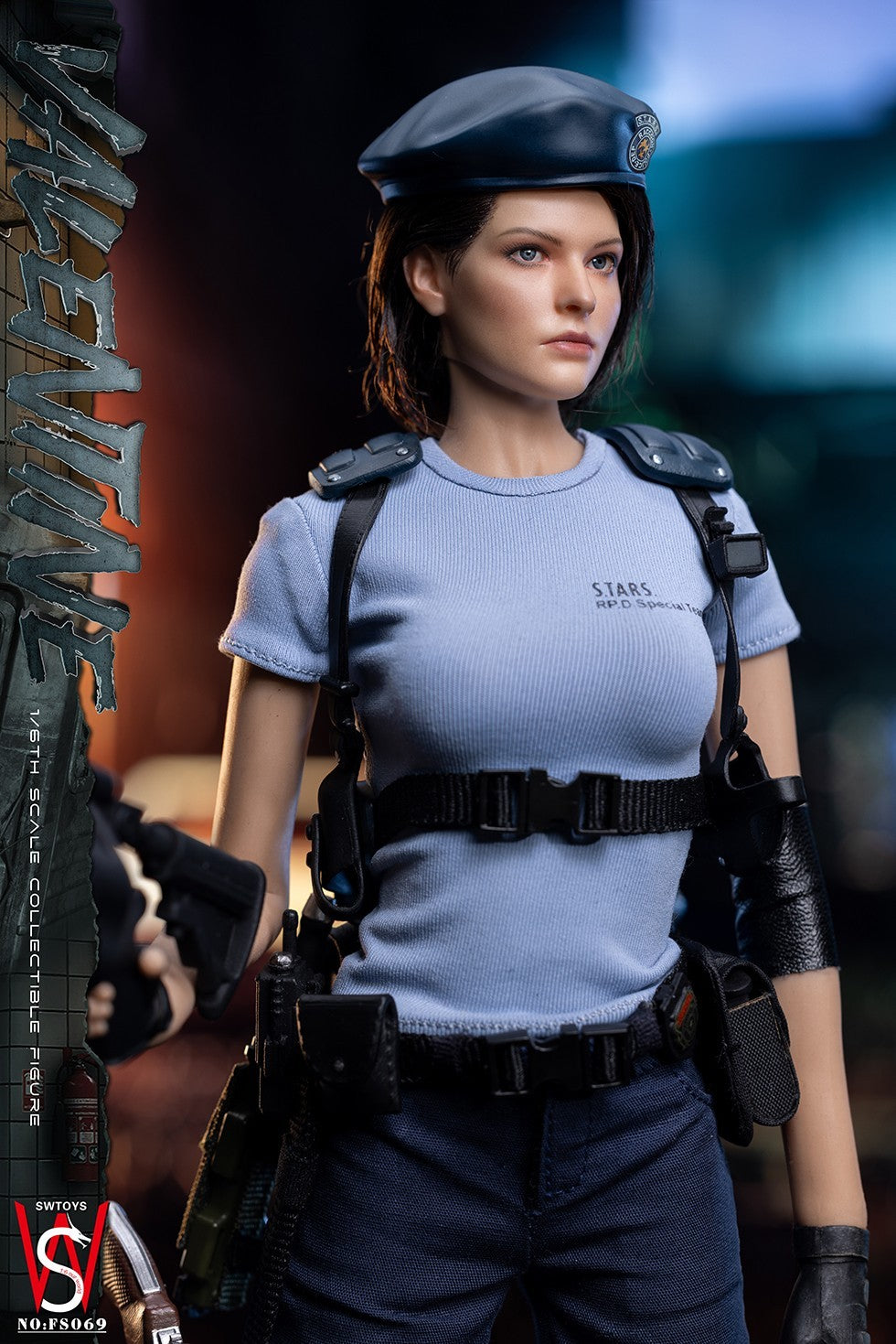 SWTOYS FS069 1/6 Zombie Killer Policewomen Valentine Female Action Figure Model
