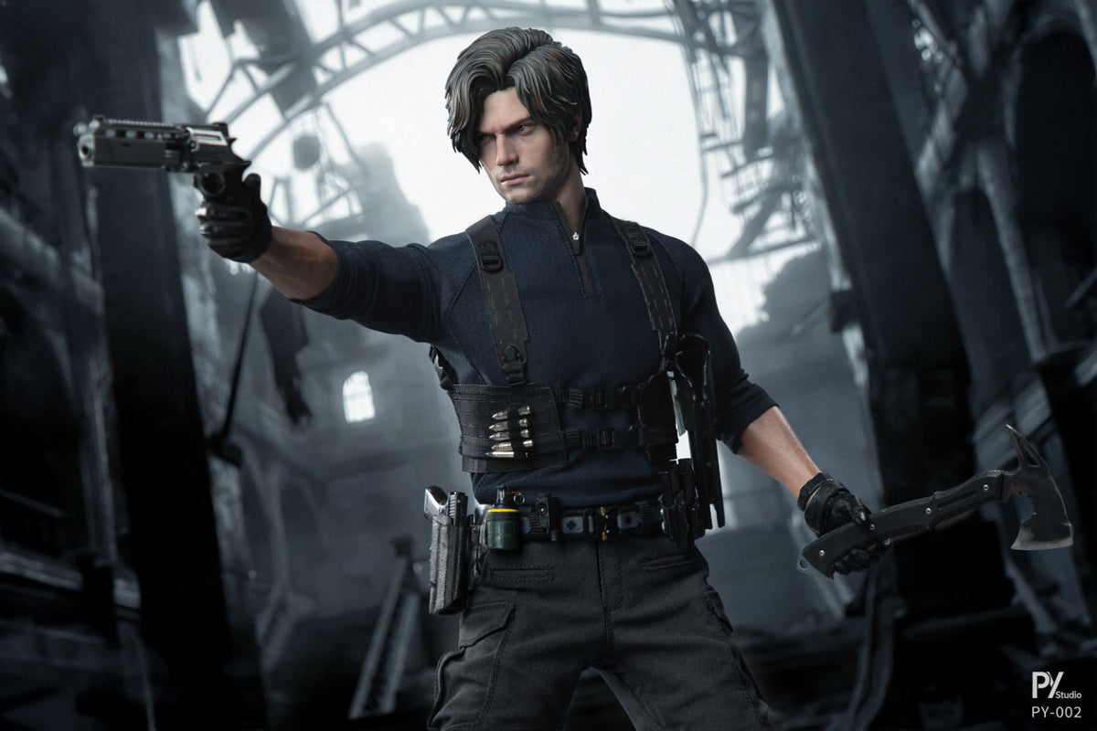 Preventa PY Studio PY002 1/6 Resident Zombie Evil Crisis Agent Leon figura de acción